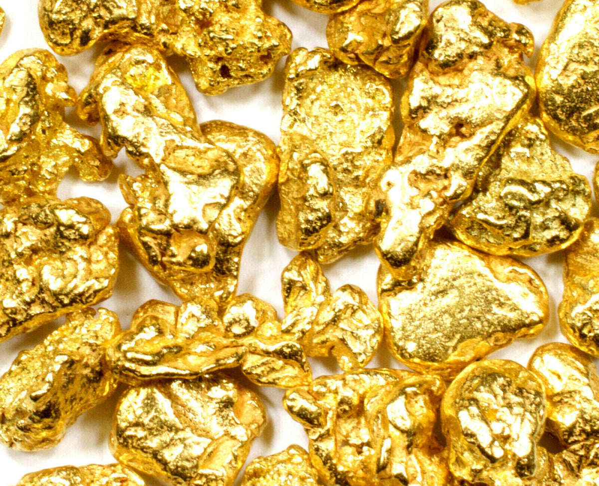 5 TROY OZ ALASKAN YUKON BC NATURAL PURE GOLD NUGGETS #6 MESH