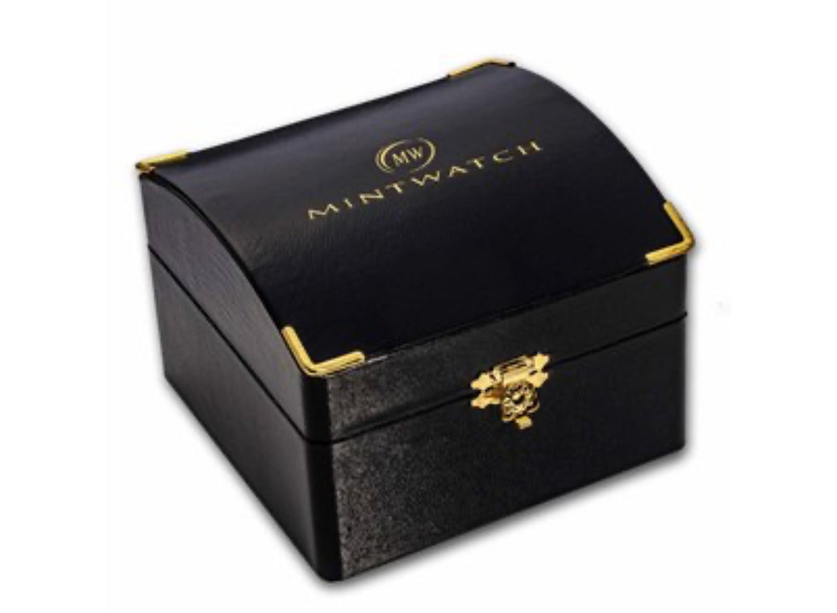 MENS GOLD/SILVER TONE WALKING LIBERTY HALF DOLLAR WATCH