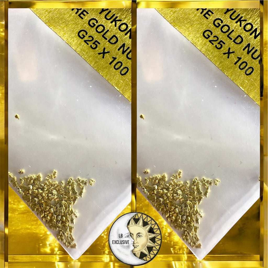 200 PIECE LOT ALASKAN YUKON BC NATURAL PURE GOLD NUGGETS (#B250) - LIQUID BULLION