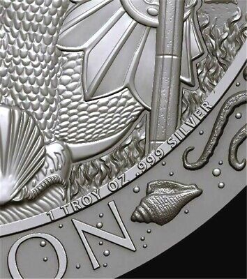 1 TROY OZ .999 FINE SILVER ATLANTIS MYTHICAL CITIES SERIES ROUND BU