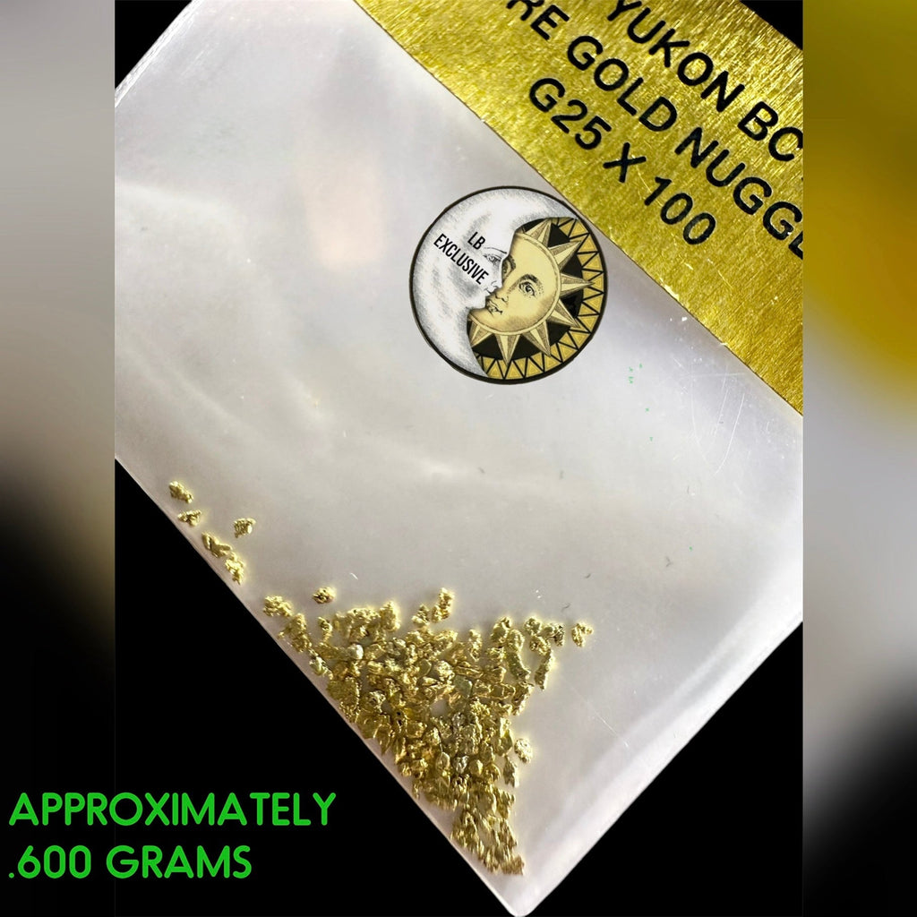 1000 PIECE LOT ALASKAN YUKON BC NATURAL PURE GOLD NUGGETS (#G250) naturalgoldnuggets