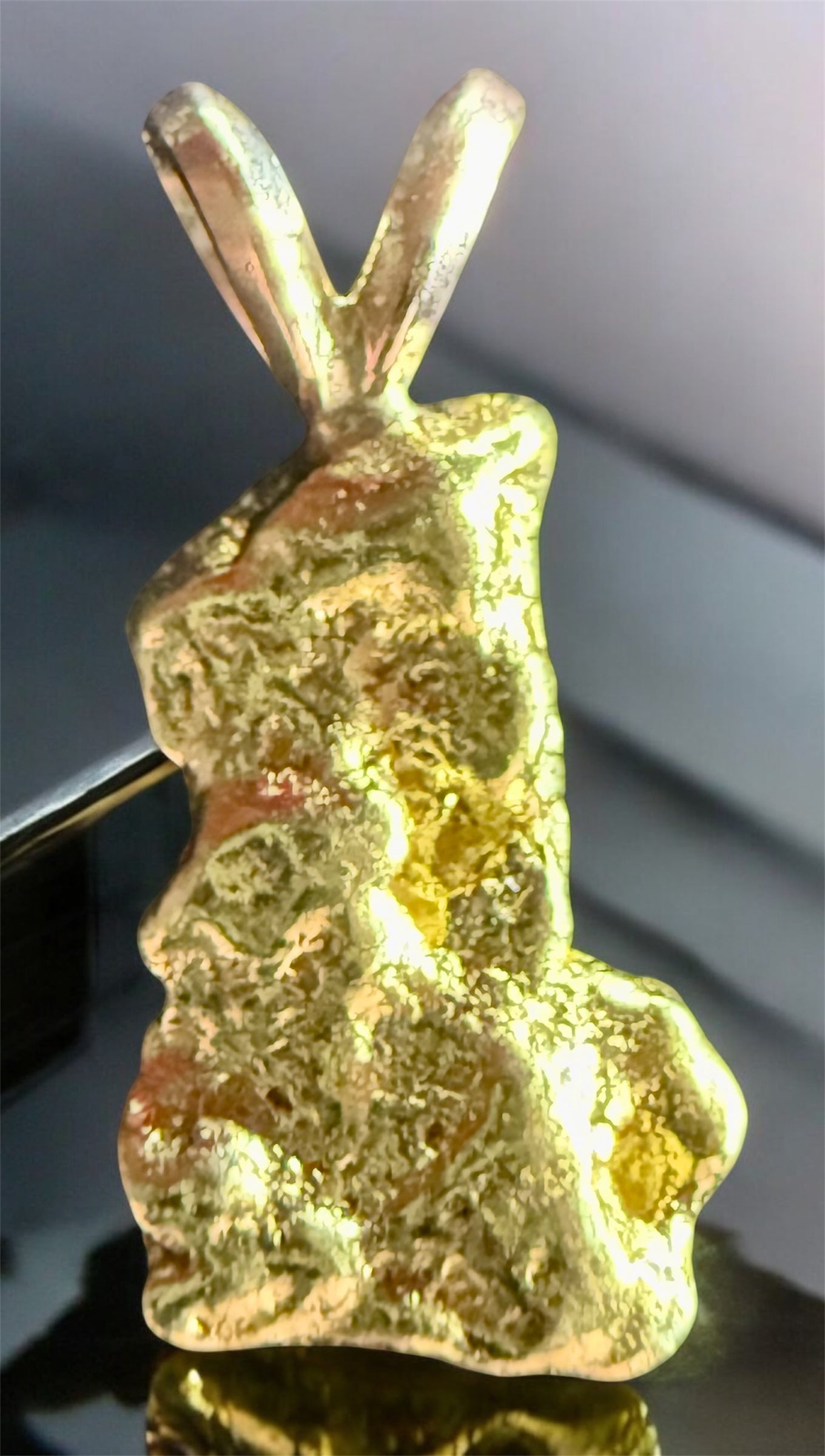 2.052 GRAMS ALASKAN YUKON BC NATURAL PURE GOLD NUGGET PENDANT GENUINE #P900