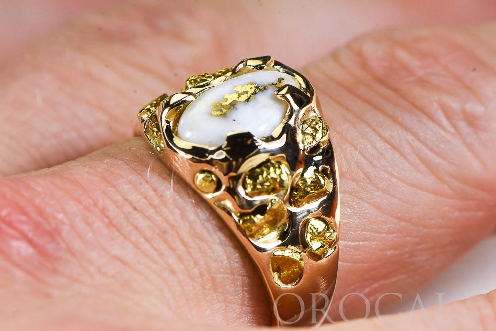 Gold Quartz Ring 