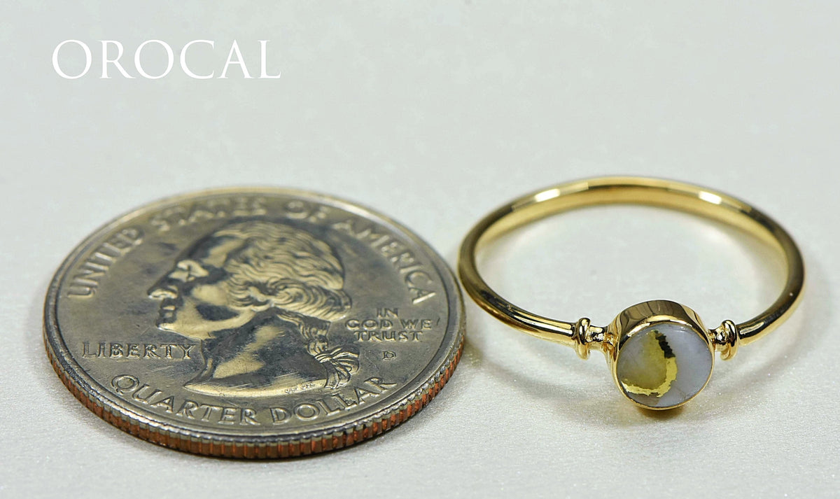 Gold Quartz Ring 