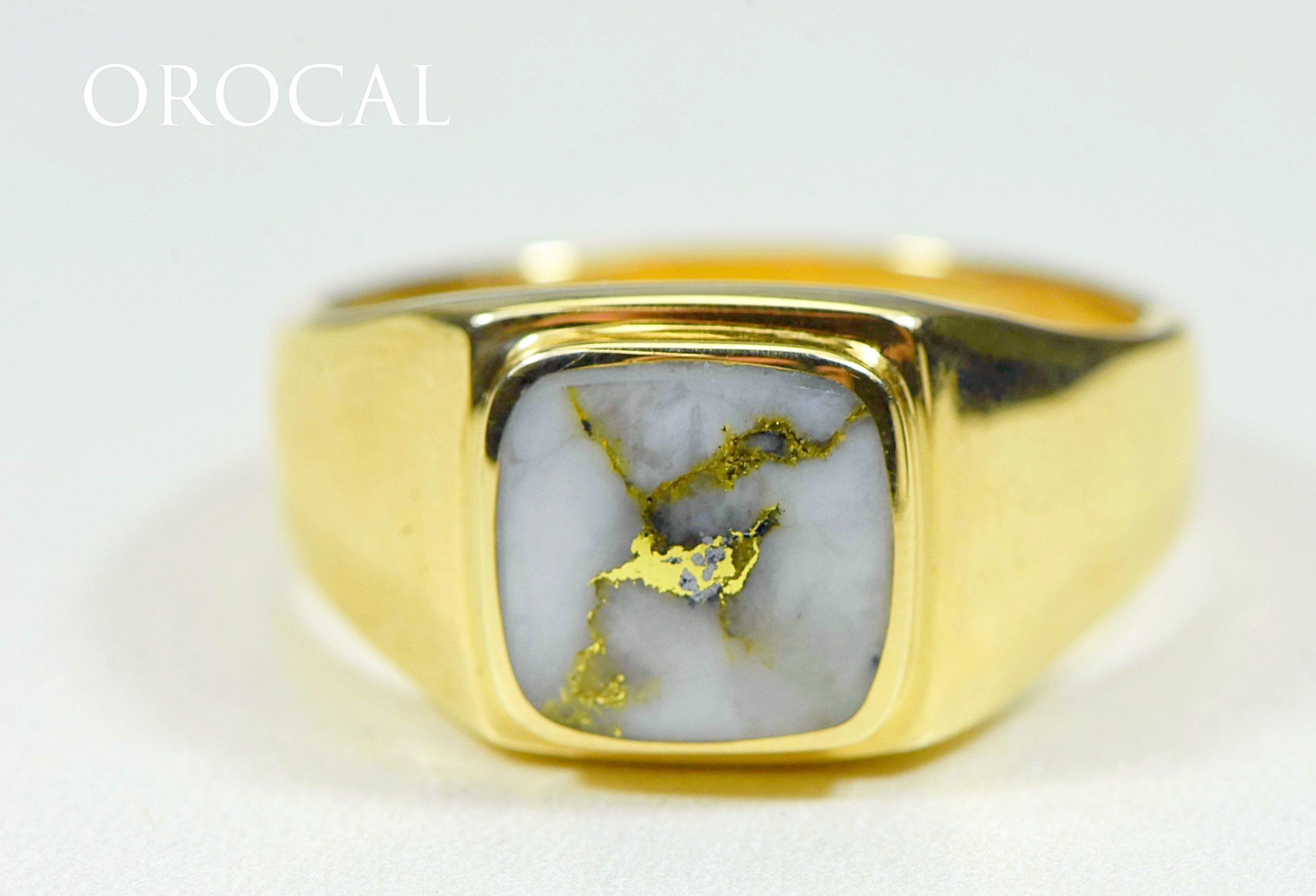 Gold Quartz Ring 