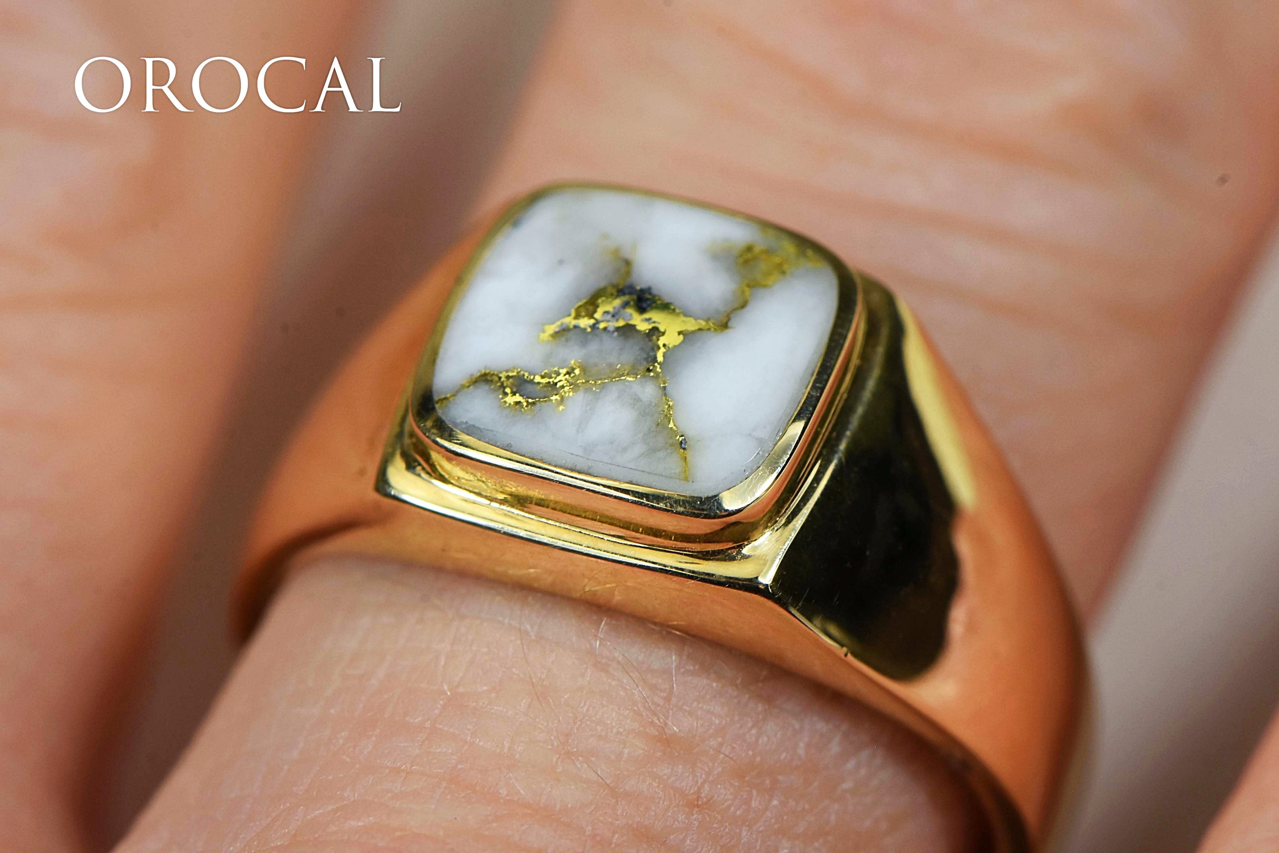 Gold Quartz Ring 