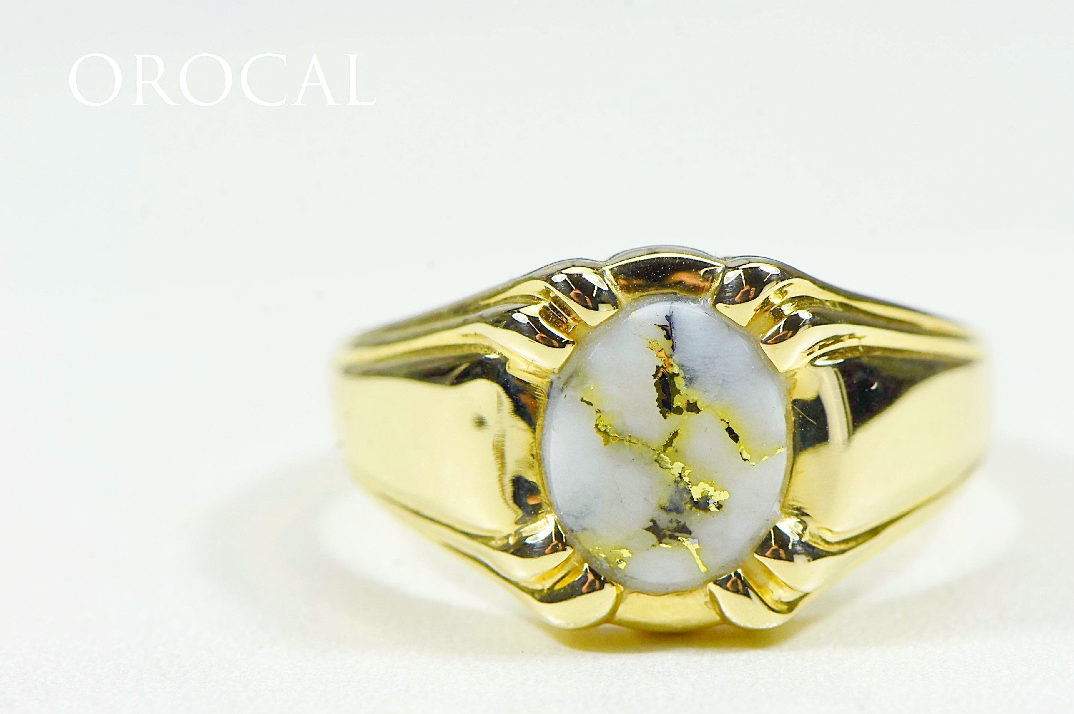 Gold Quartz Ring 