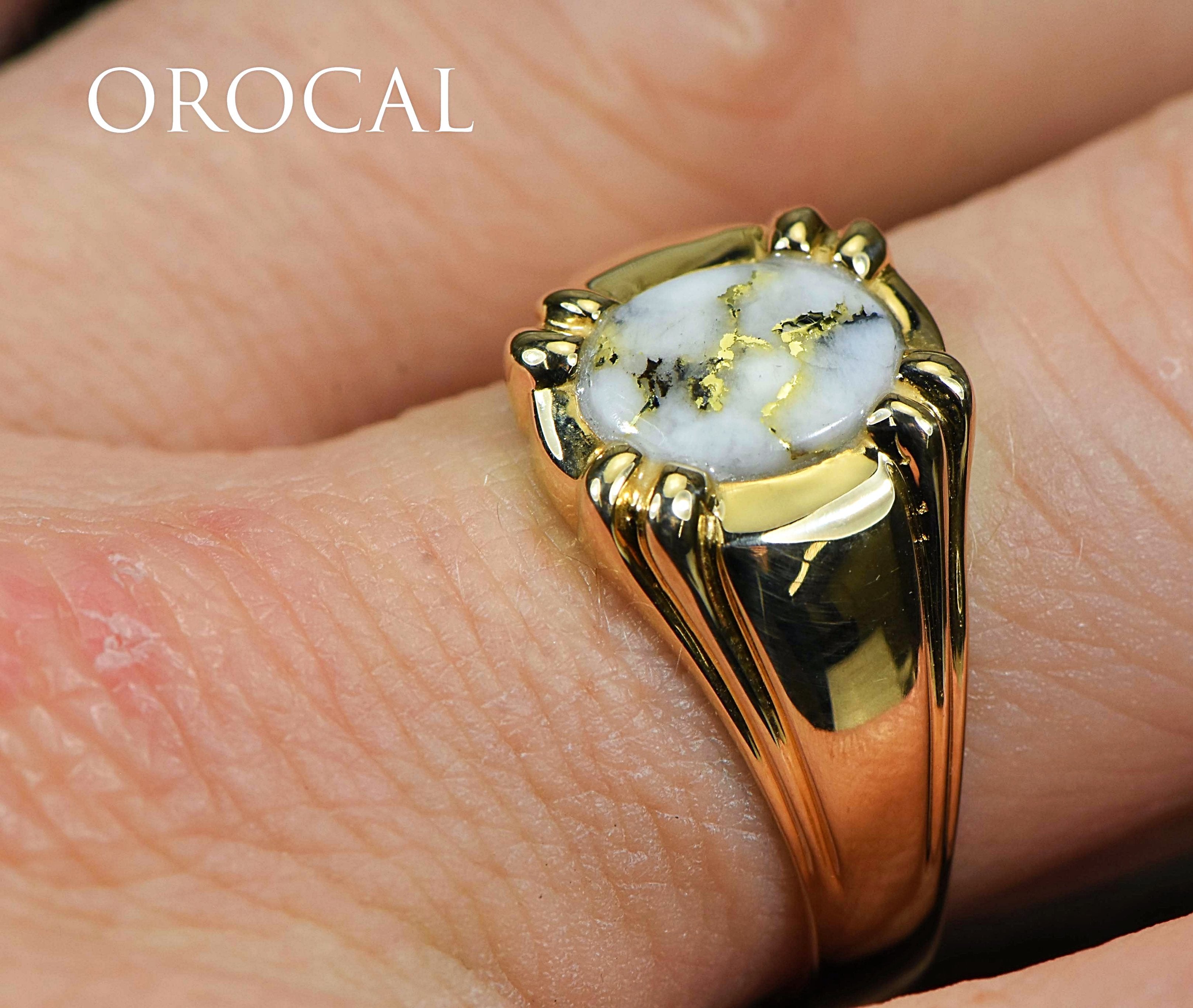 Gold Quartz Ring 