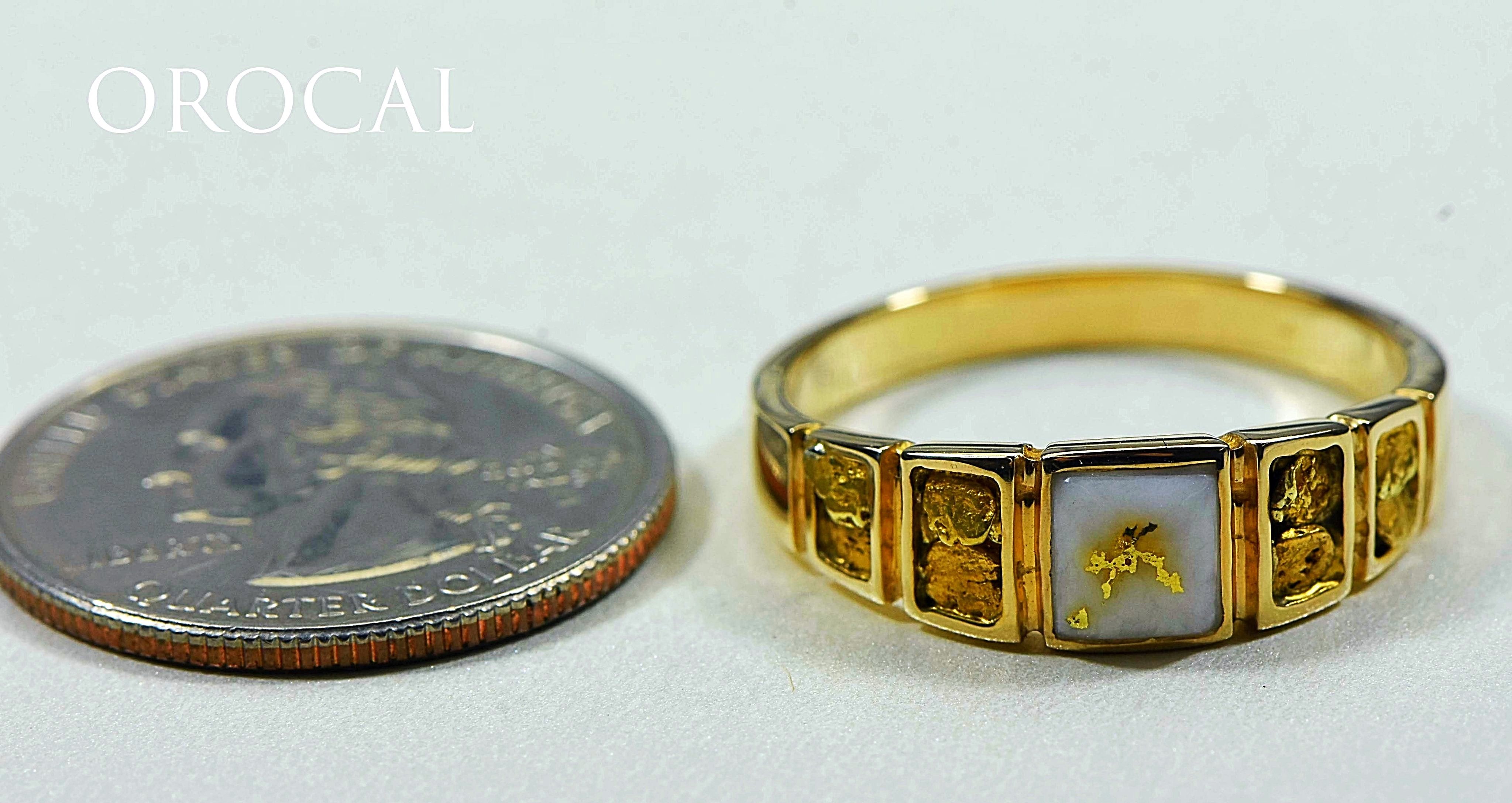 Gold Quartz Ring 