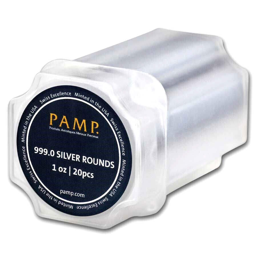 1 TROY OZ .999 FINE SILVER PAMP USA FREEDOM BUFFALO ROUND BU