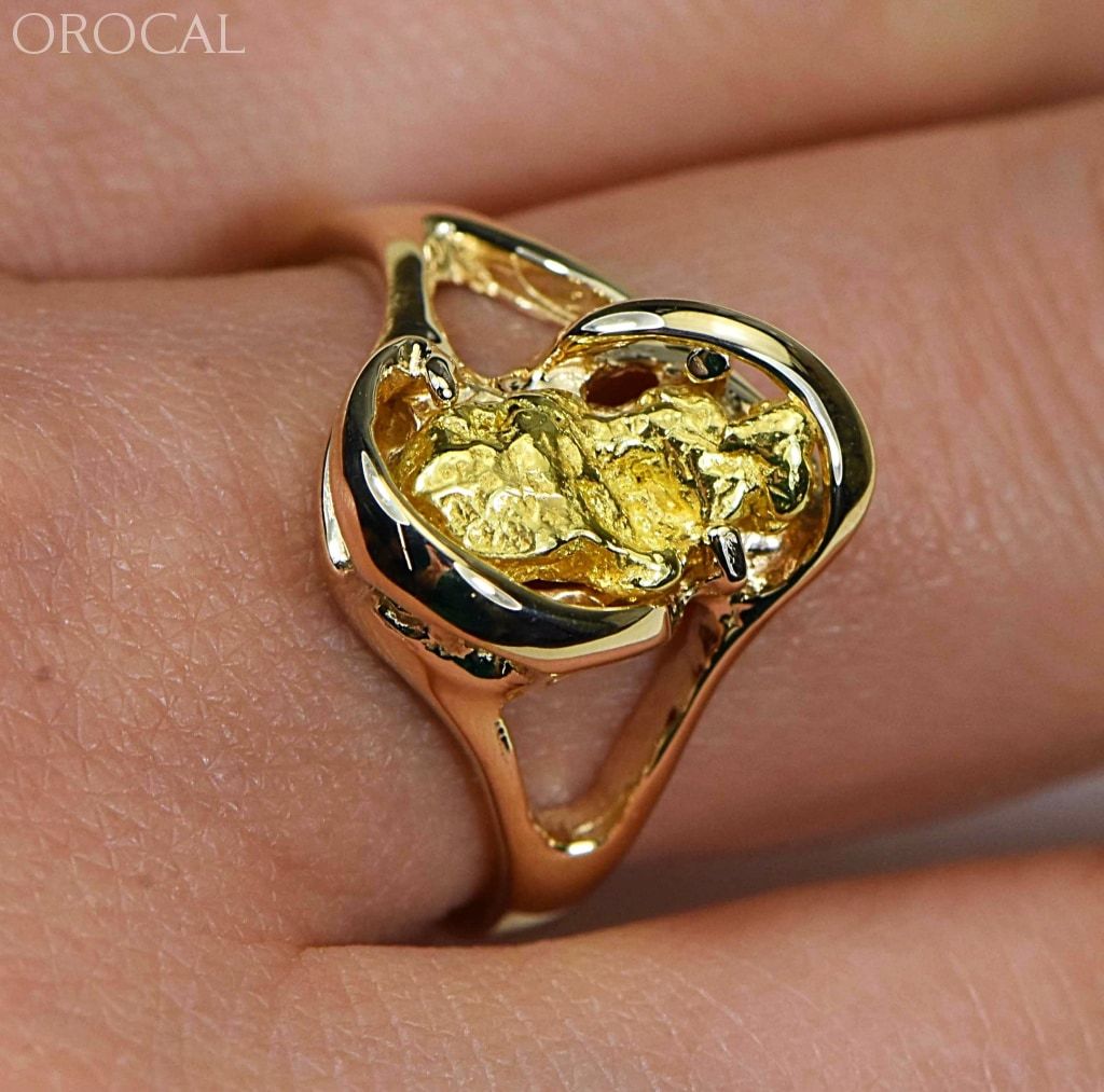 Gold Nugget Women's Ring 