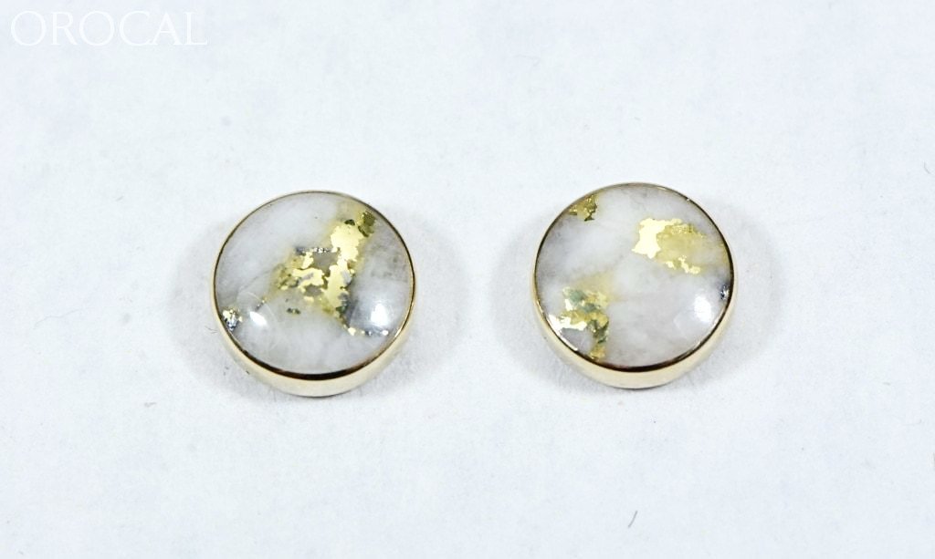 Gold Quartz Earrings 