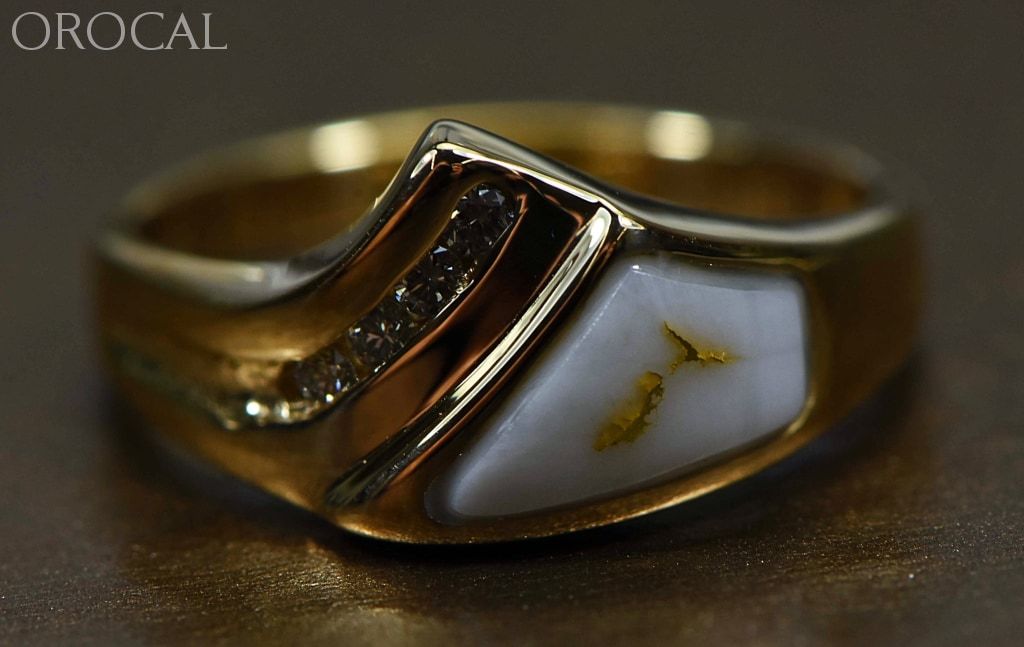 Gold Quartz Ring 