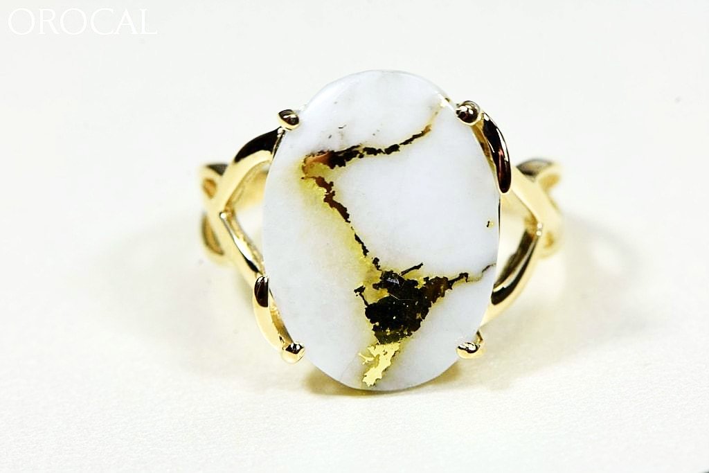 Gold Quartz Ring 