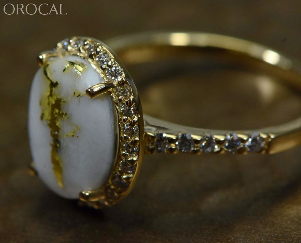 Gold Quartz Ring 