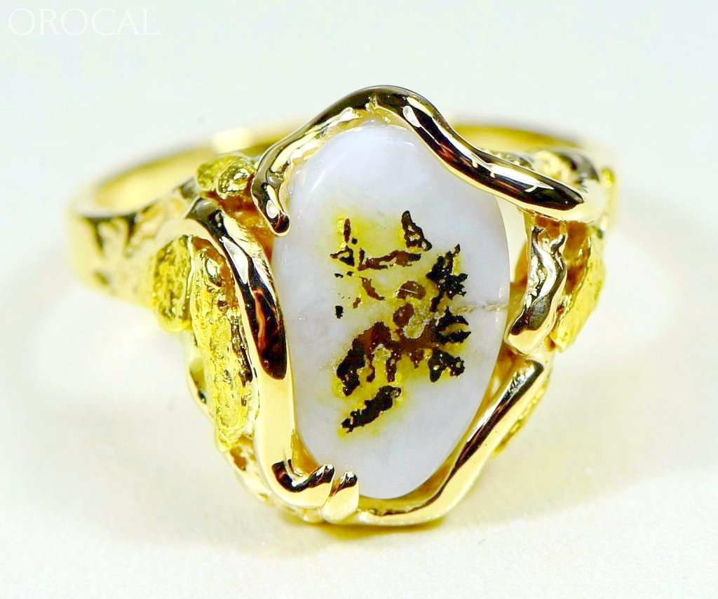 Gold Quartz Ring 