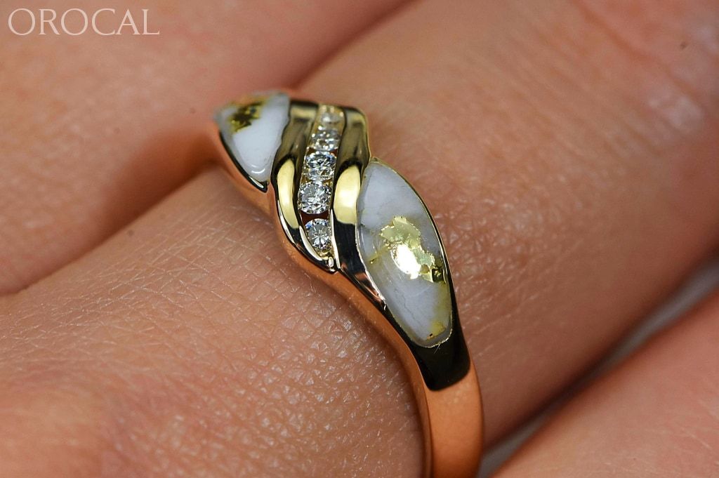 Gold Quartz Ring 