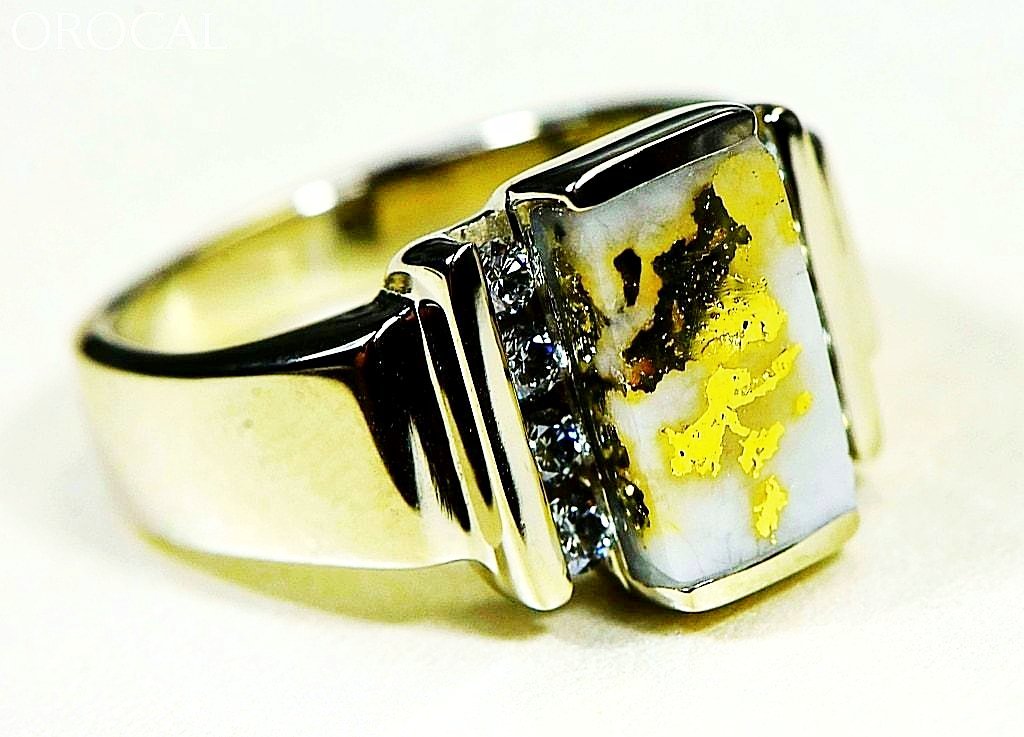 Gold Quartz Ring 