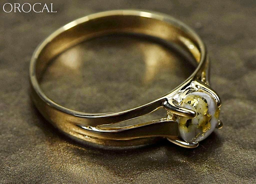 Gold Quartz Ring 