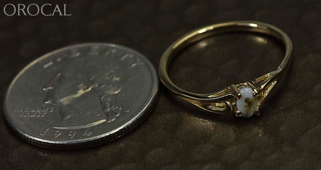Gold Quartz Ring 