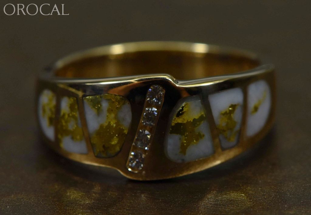 Gold Quartz Ring 