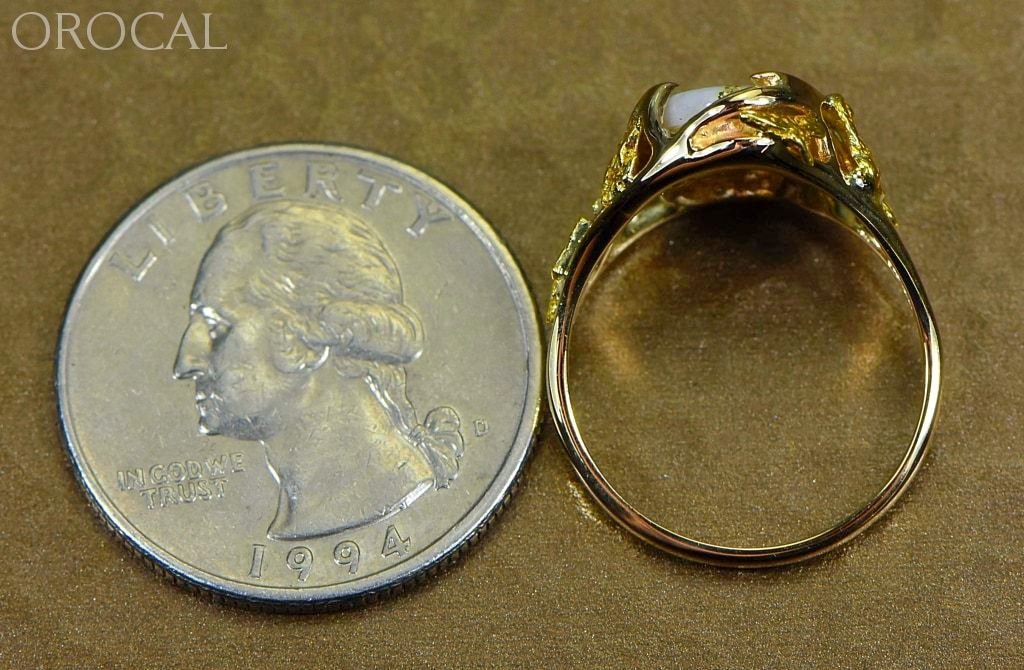 Gold Quartz Ring 