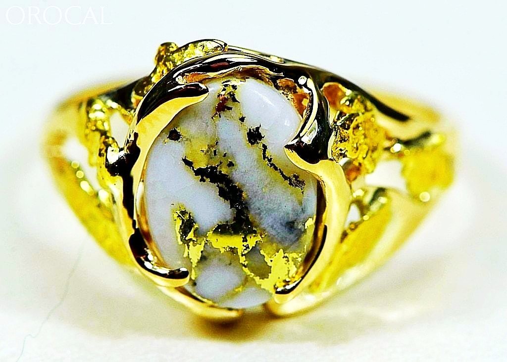 Gold Quartz Ring 