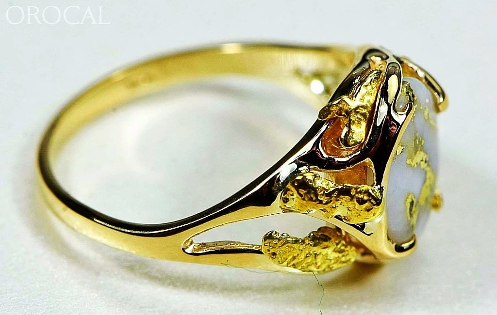 Gold Quartz Ring 