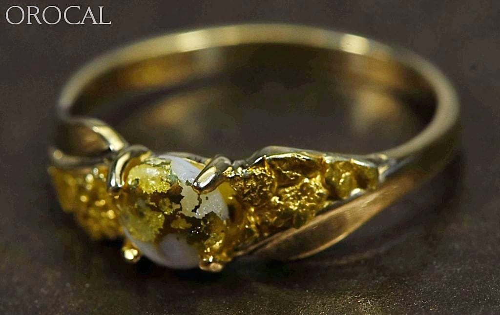 Gold Quartz Ring 