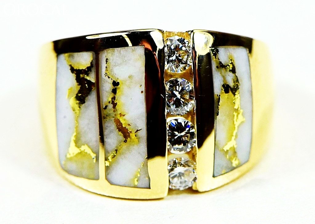 Gold Quartz Ring 