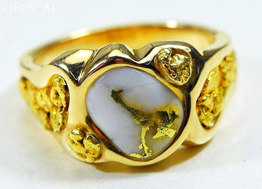 Gold Quartz Ring 