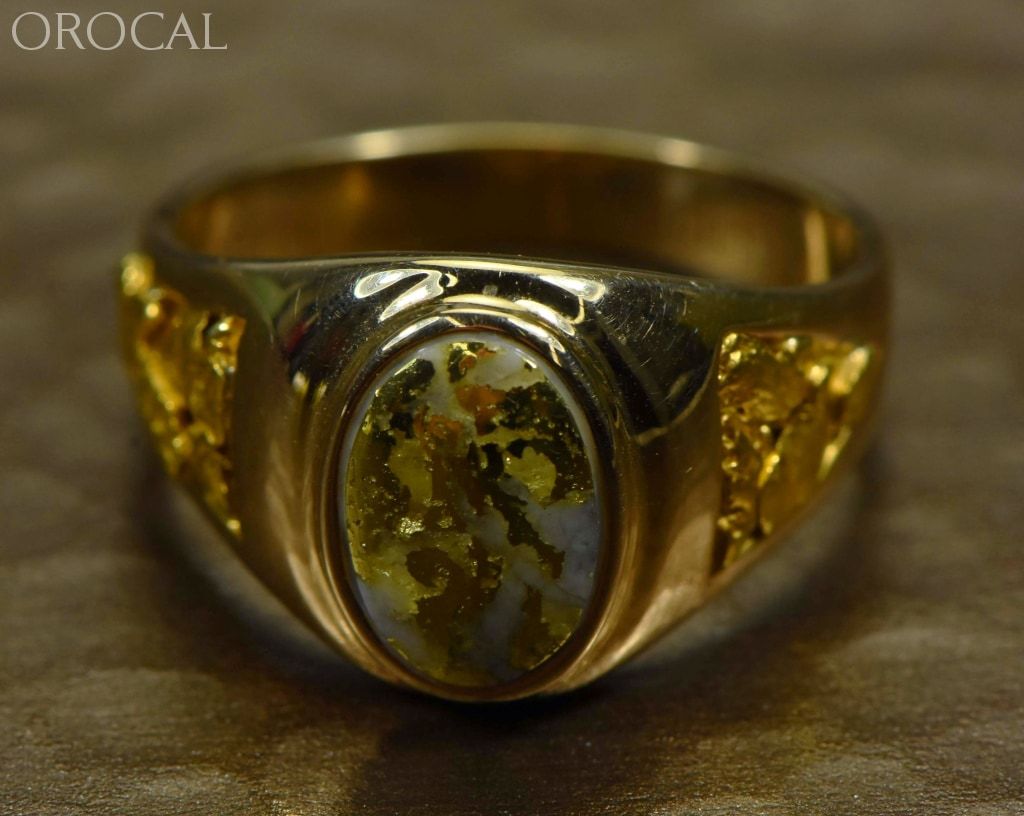 Gold Quartz Ring 