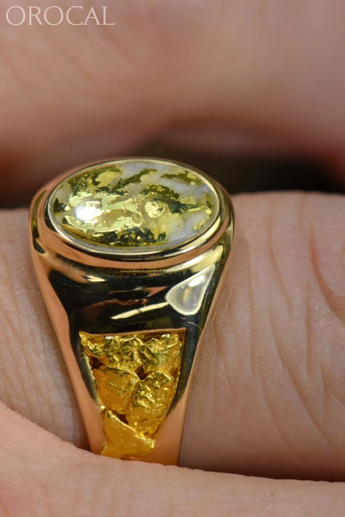 Gold Quartz Ring 