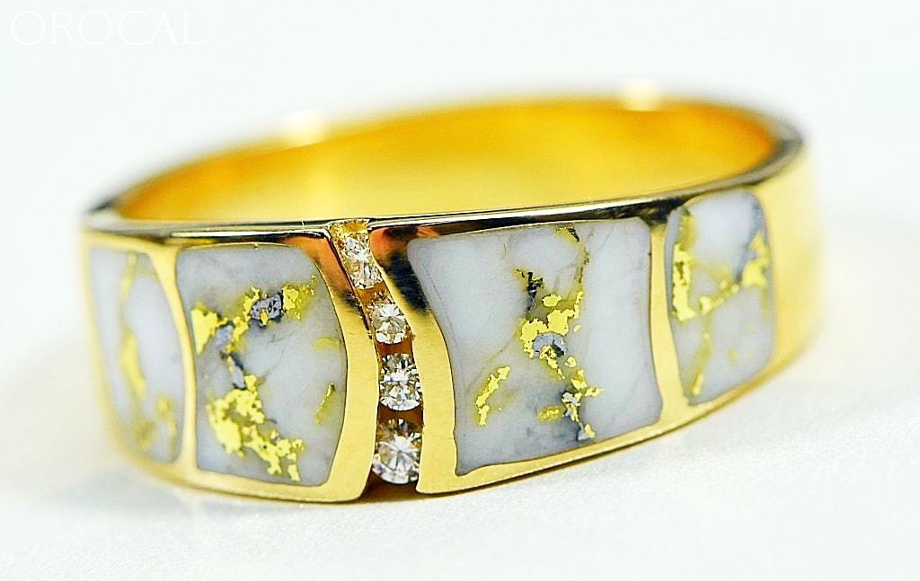 Gold Quartz Ring 
