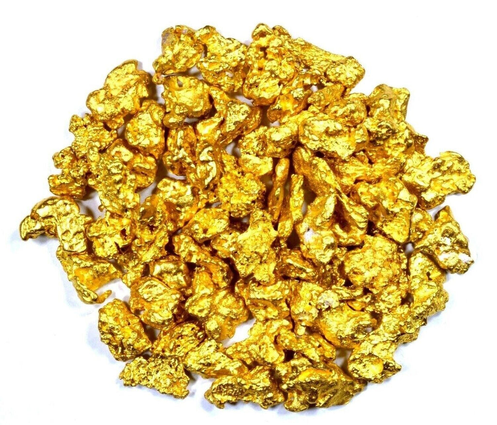 2.000 GRAMS AUSTRALIAN NATURAL PURE GOLD NUGGETS #6 MESH WITH BOTTLE ...