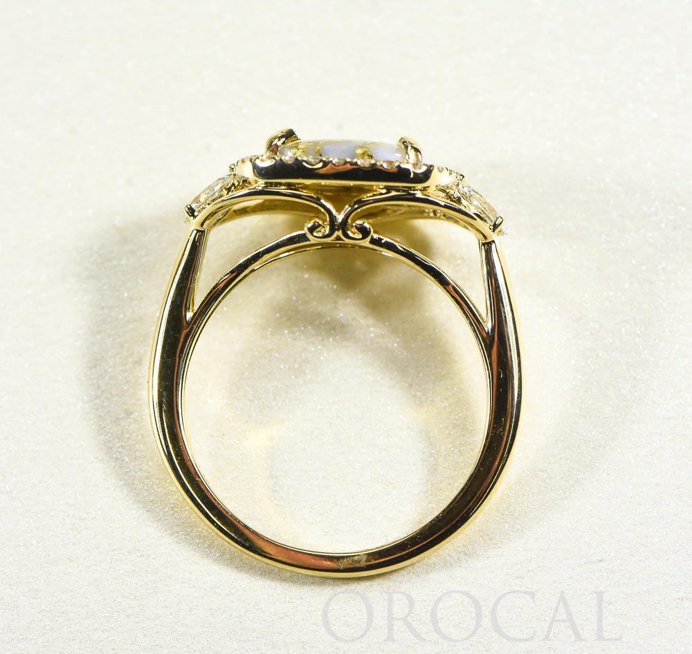 Gold Quartz Ladies Ring 
