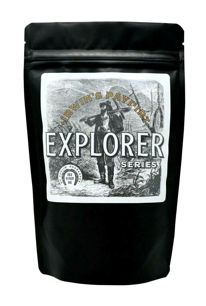 1 LB OF GOLD PAYDIRT EXPLORER SERIES "NORTH AMERICAN ANCIENT RIVER BED DIRT" 1/2 GRAM - INTERMEDIATE