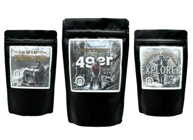 1 LB OF GOLD PAYDIRT EXPLORER SERIES "NORTH AMERICAN ANCIENT RIVER BED DIRT" 1/2 GRAM - INTERMEDIATE