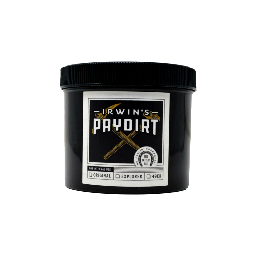 3 LB JAR OF GOLD PAYDIRT - 3 GRAMS INTERMEDIATE LEVEL