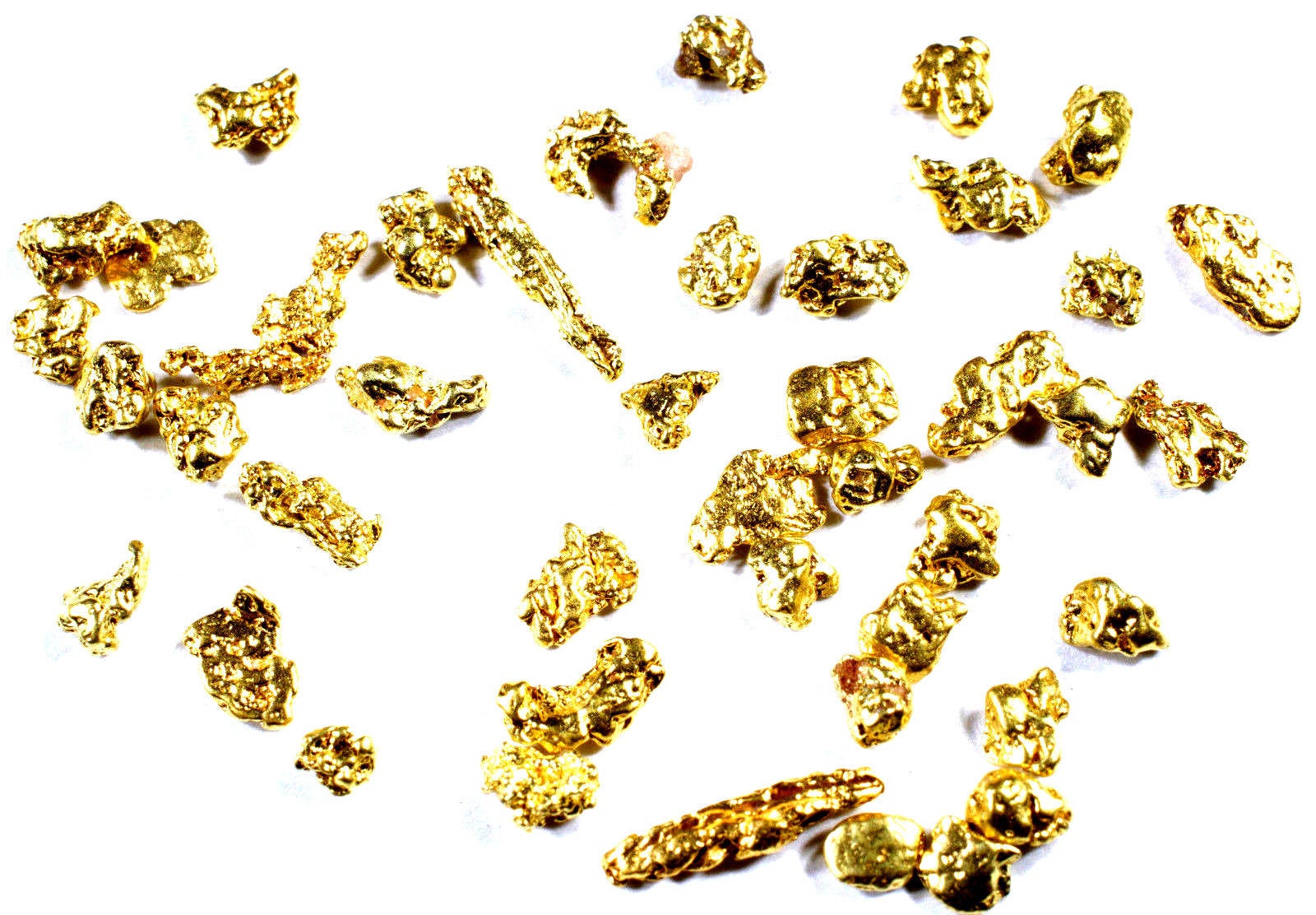 2.000 GRAMS ALASKAN YUKON BC NATURAL PURE GOLD NUGGETS #14 MESH - Liquidbullion