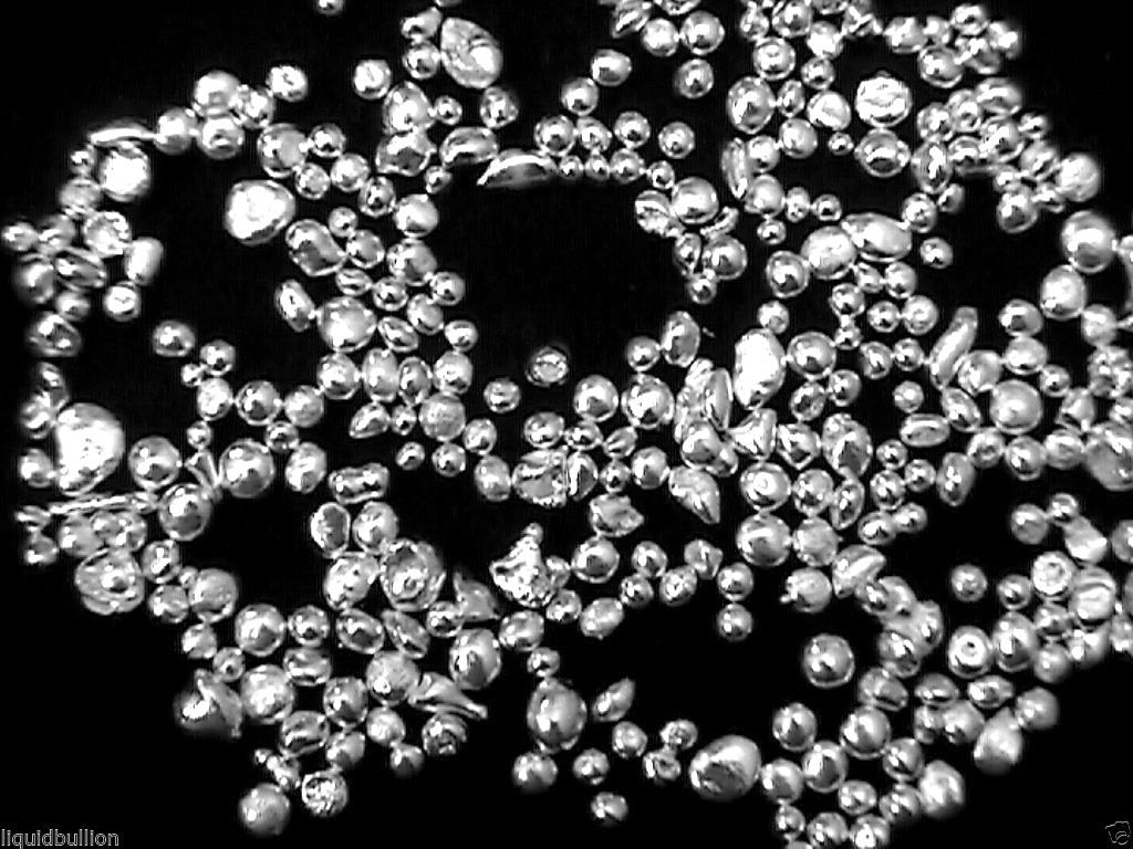 9999+ FINE SILVER SHOT NUGGETS INVESTMENT GRADE GRAIN GRAM OUNCE FREE SHIPPING 10 UNIT MINIMUM! - Liquidbullion