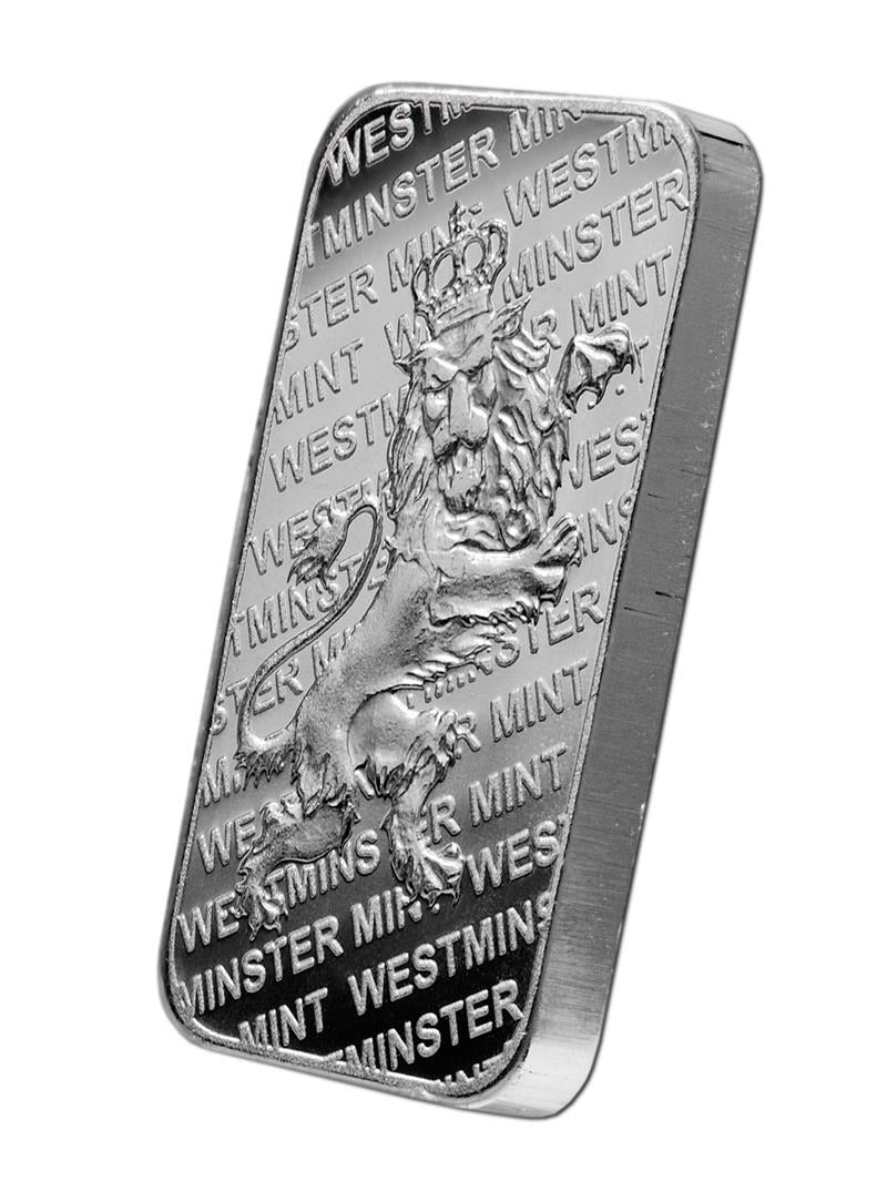 10 TROY OZ .999 FINE SILVER WESTMINSTER MINT BAR BU