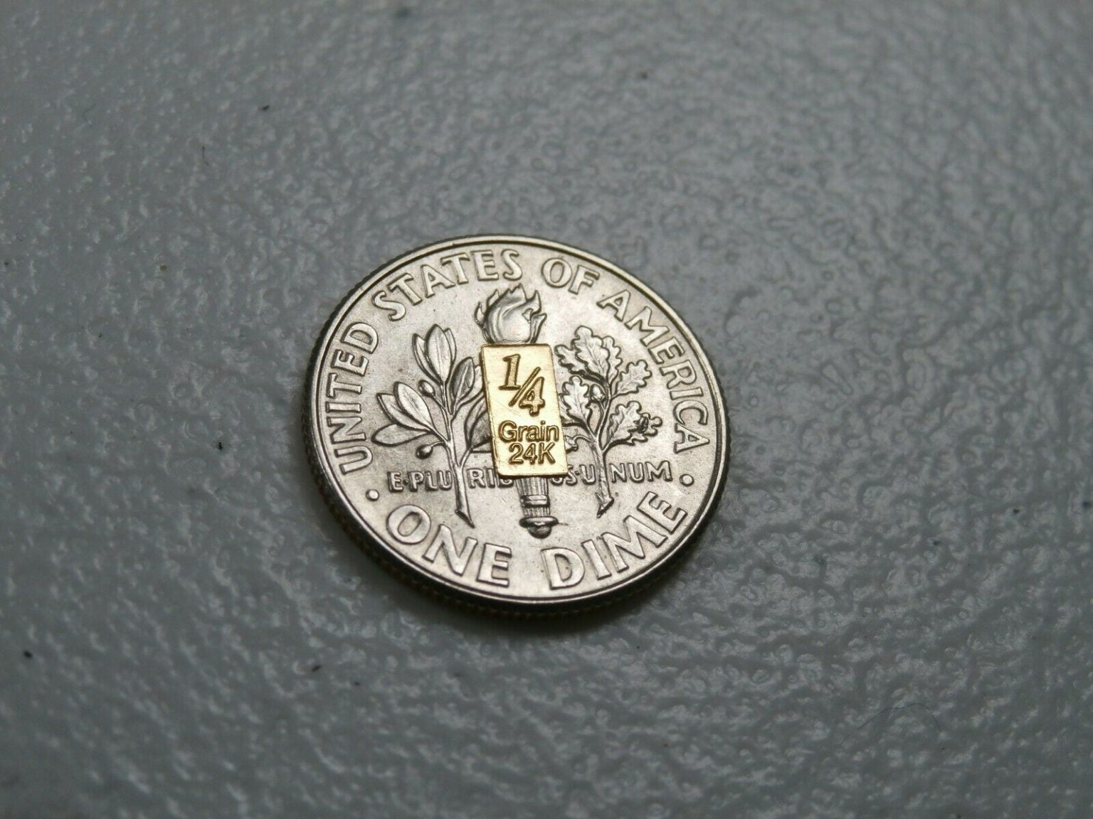 LOT 10 X 1/4 GRAIN .9999 FINE 24K GOLD BULLION BAR “THANK YOU” - IN COA CARD